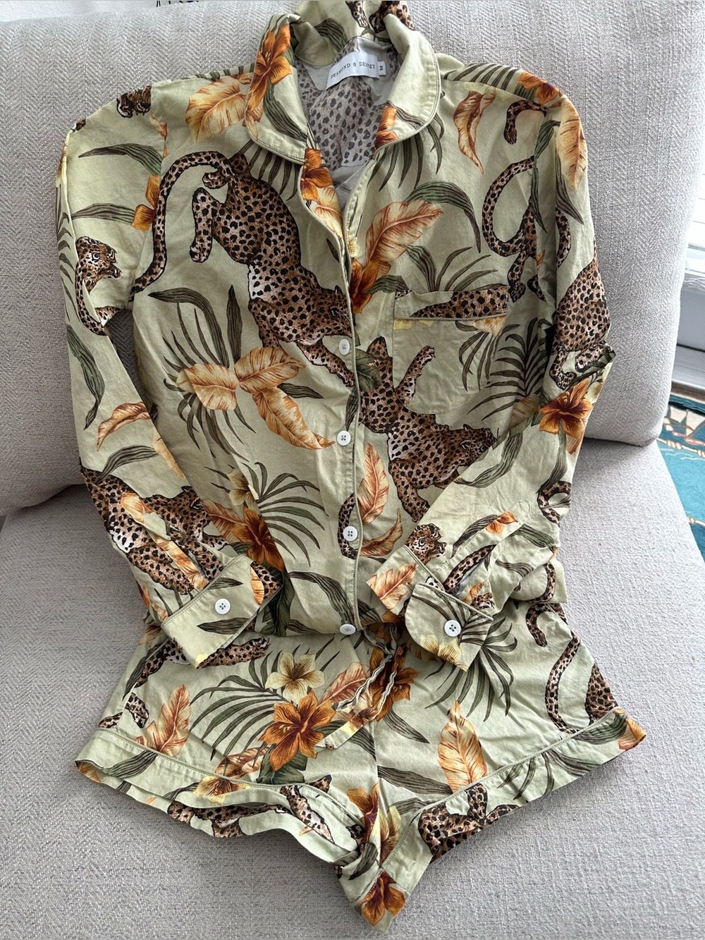 Desmond & Dempsey shorts and shirt set